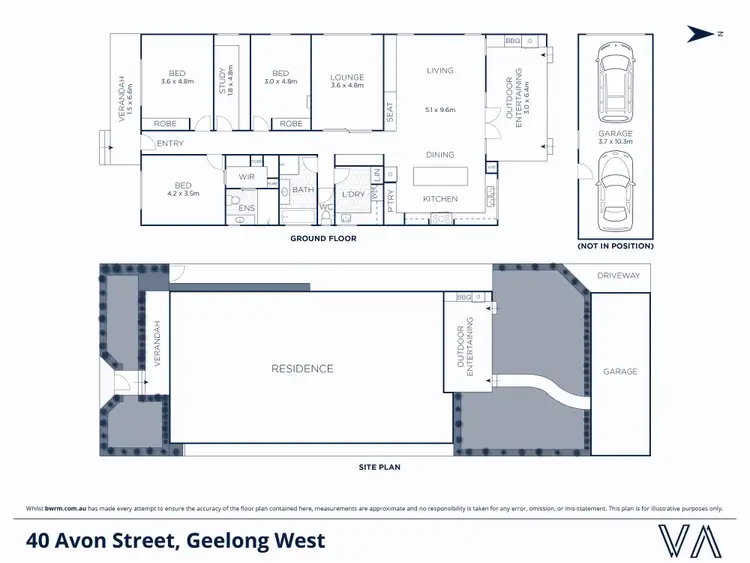 Floorplan of Homely house listing, 40 Avon Street, Geelong West VIC 3218