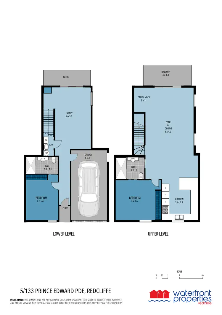 Floorplan of Homely townhouse listing, 5/133 PRINCE EDWARD PARADE, Scarborough QLD 4020