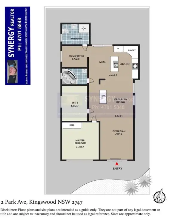 Floorplan of Homely house listing, 2 Park Avenue, Kingswood NSW 2747