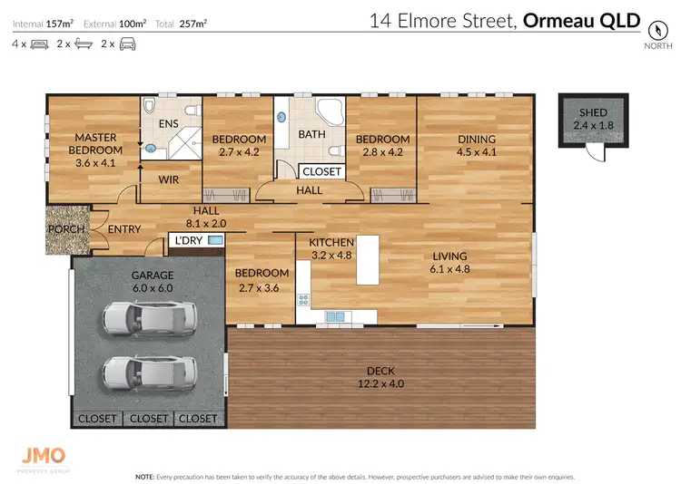 Floorplan of Homely house listing, 14 Elmore Street, Ormeau QLD 4208