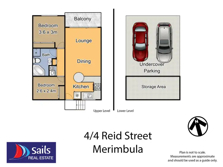 Floorplan of Homely unit listing, 4/4 Reid Street, Merimbula NSW 2548