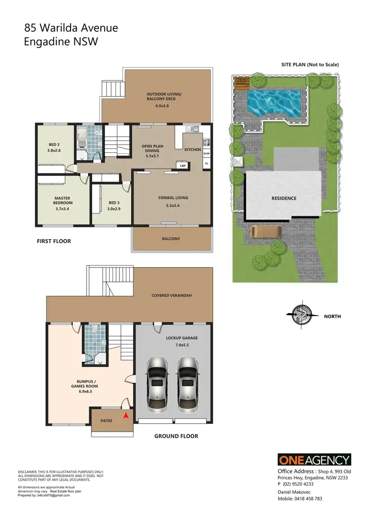 Floorplan of Homely house listing, 85 Warilda Avenue, Engadine NSW 2233