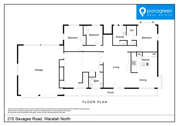 Floorplan of Homely rural property listing, 215 Savages Road, Fish Creek VIC 3959