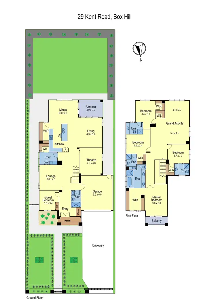 Floorplan of Homely house listing, 29 Kent Road, Box Hill VIC 3128