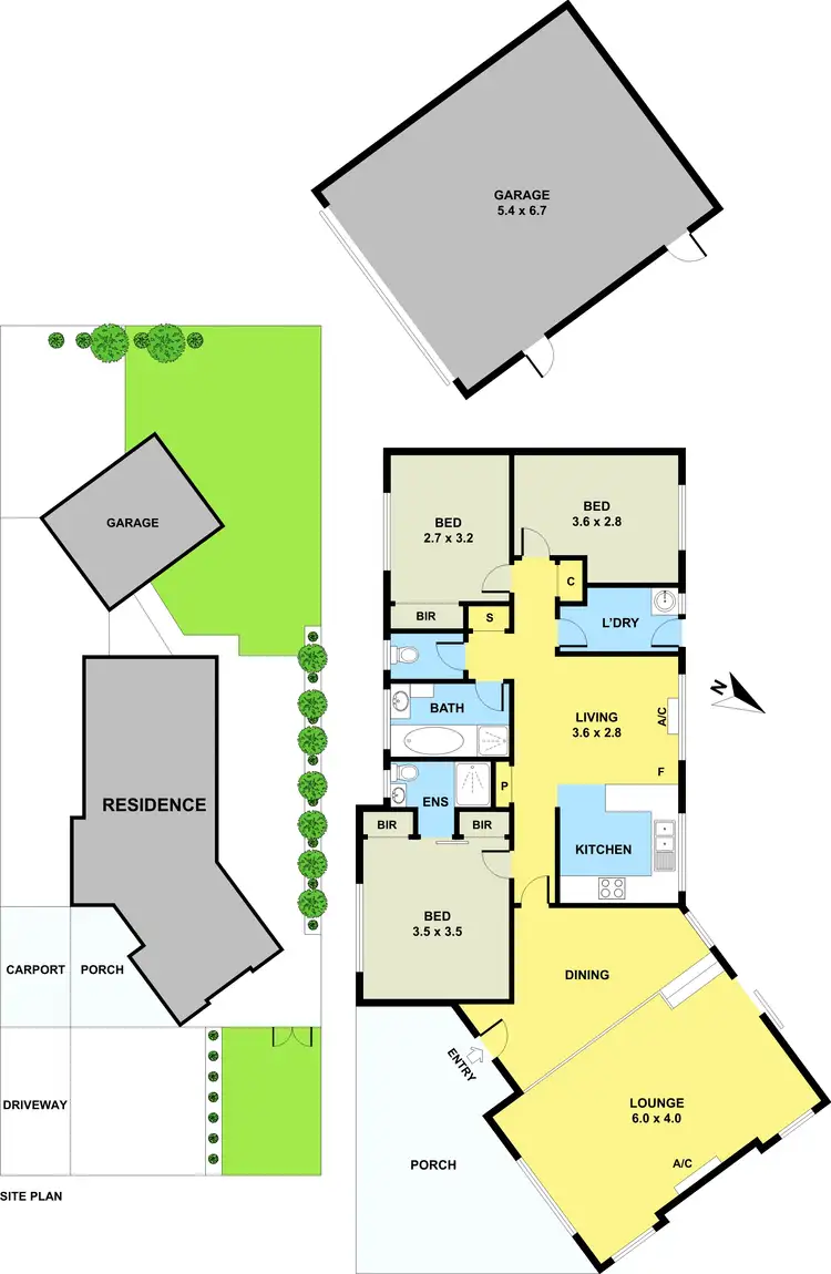 Floorplan of Homely house listing, 95 Allister Avenue, Knoxfield VIC 3180