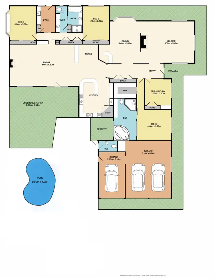 Floorplan of Homely house listing, 6 Finlay Road, Thurgoona NSW 2640