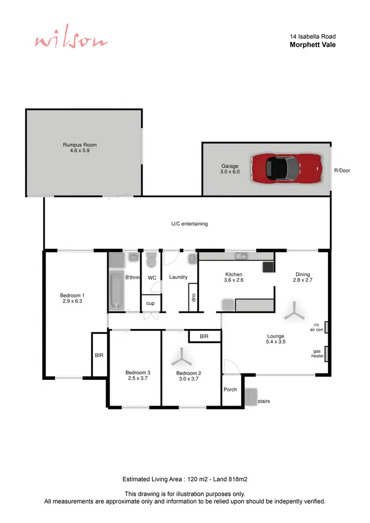Floorplan of Homely house listing, 14 Isabella Road, Morphett Vale SA 5162