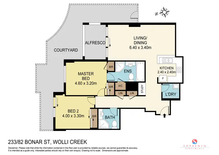 Floorplan of Homely apartment listing, 233/18 Lusty Street, Wolli Creek NSW 2205