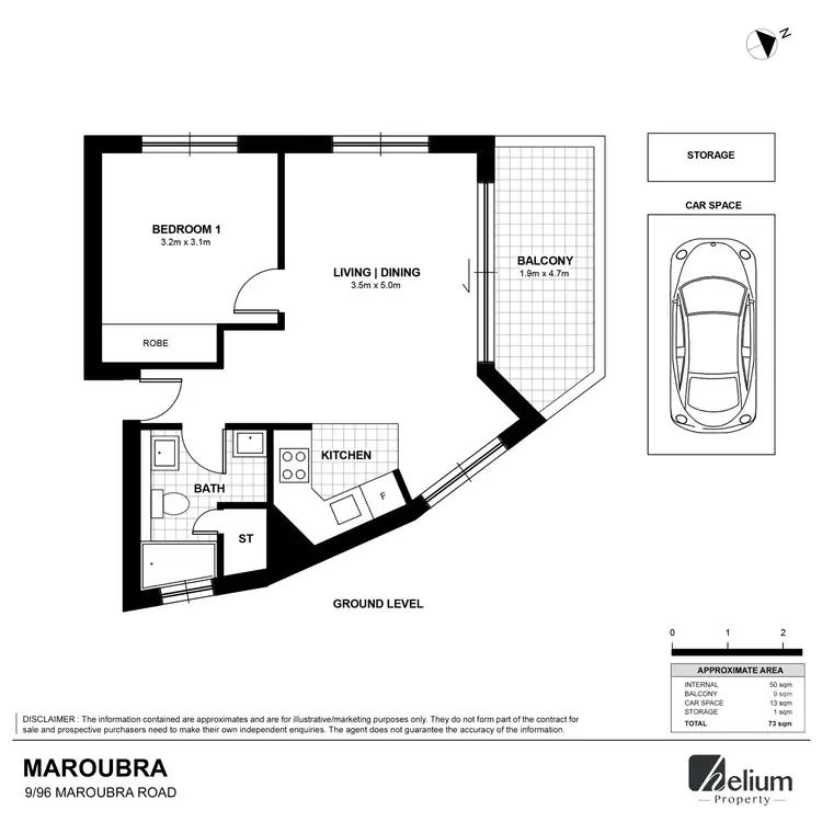 Floorplan of Homely apartment listing, 9/96 maroubra rd, Maroubra NSW 2035