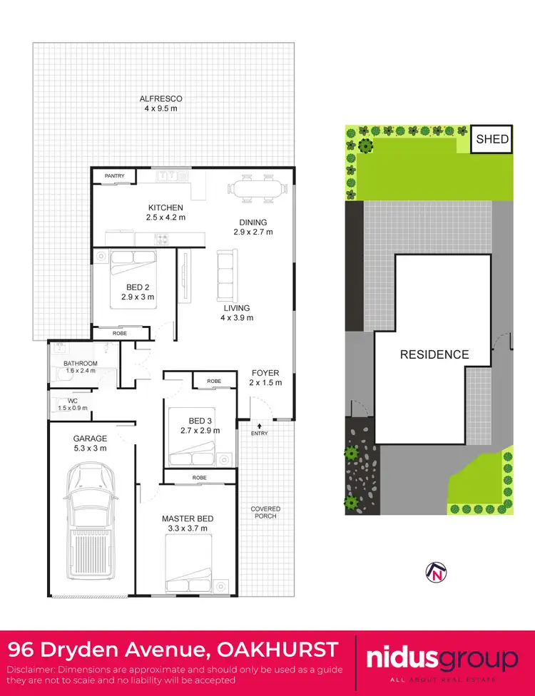Floorplan of Homely house listing, 96 Dryden Avenue, Oakhurst NSW 2761