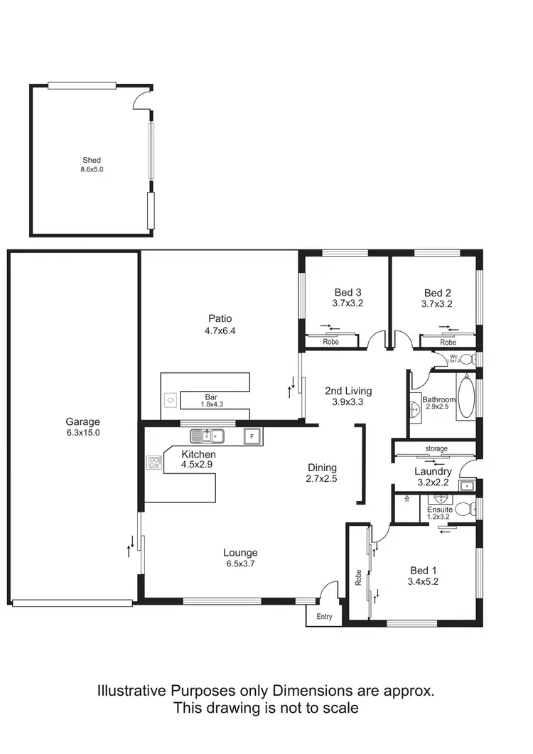 Floorplan of Homely house listing, 13 Brady Close, Brinsmead QLD 4870