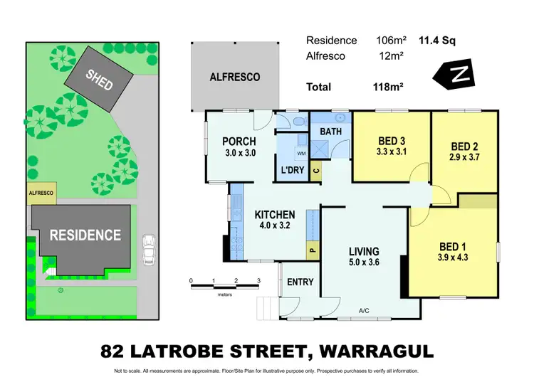 Floorplan of Homely house listing, 82 Latrobe Street, Warragul VIC 3820