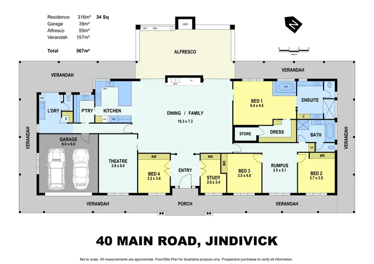Floorplan of Homely rural property listing, 40 Main Jindivick Road, Jindivick VIC 3818