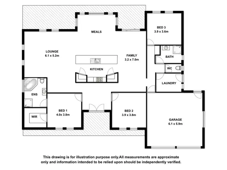 Floorplan of Homely house listing, 4 Ridgeview Court, Mount Gambier SA 5290