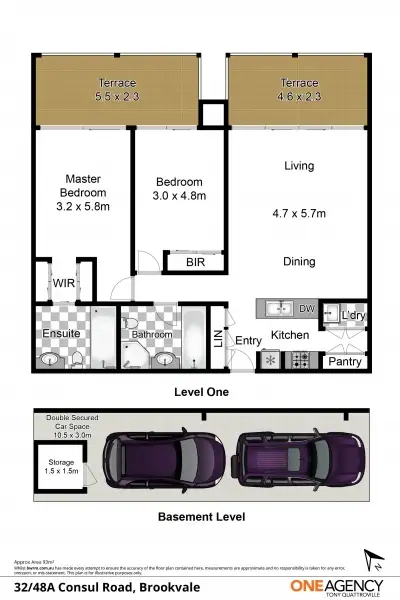 Floorplan of Homely apartment listing, 32/48a Consul Road, Brookvale NSW 2100