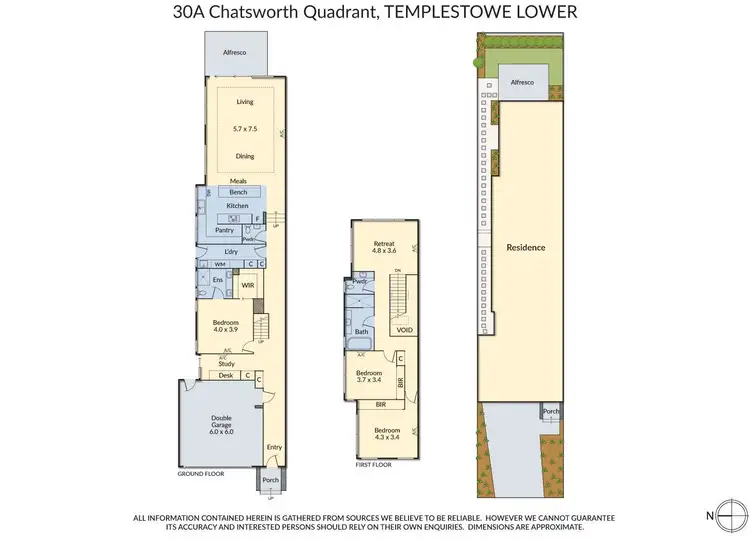 Floorplan of Homely house listing, 30A Chatsworth Quadrant, Templestowe Lower VIC 3107