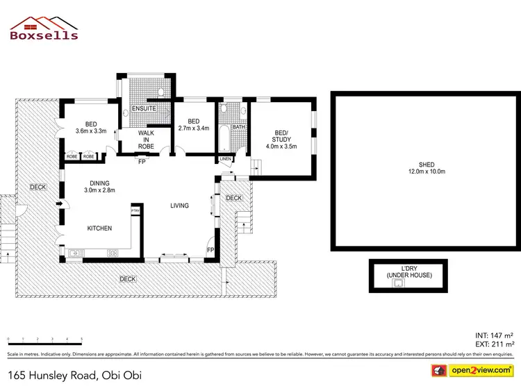 Floorplan of Homely rural property listing, 165 HUNSLEY ROAD, Kidaman Creek QLD 4574