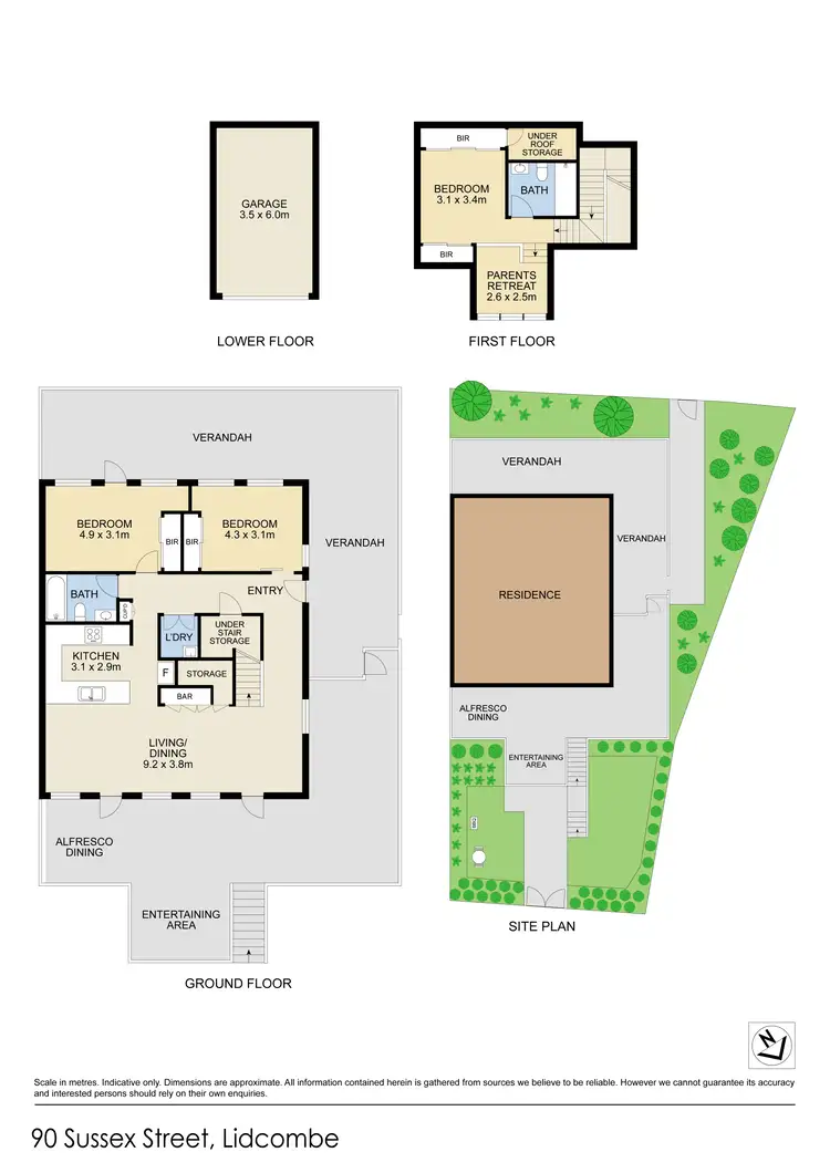 Floorplan of Homely house listing, 90 Sussex Street, Lidcombe NSW 2141