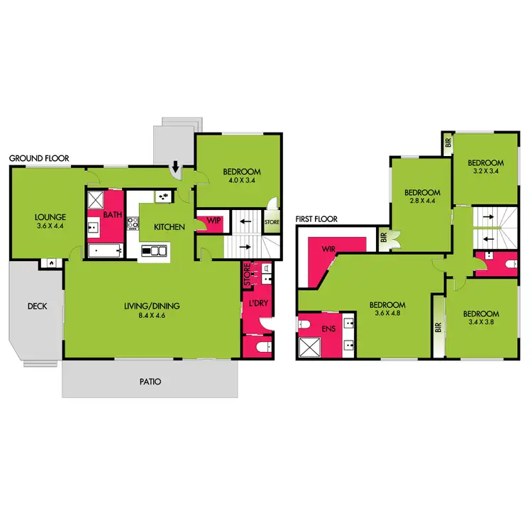 Floorplan of Homely house listing, 14 CALVERT STREET, Hamlyn Heights VIC 3215