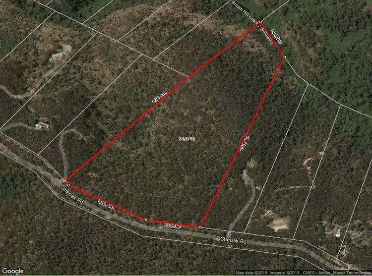 Floorplan of Homely land listing, 265 SHEOAK ROAD, Crafers West SA 5152