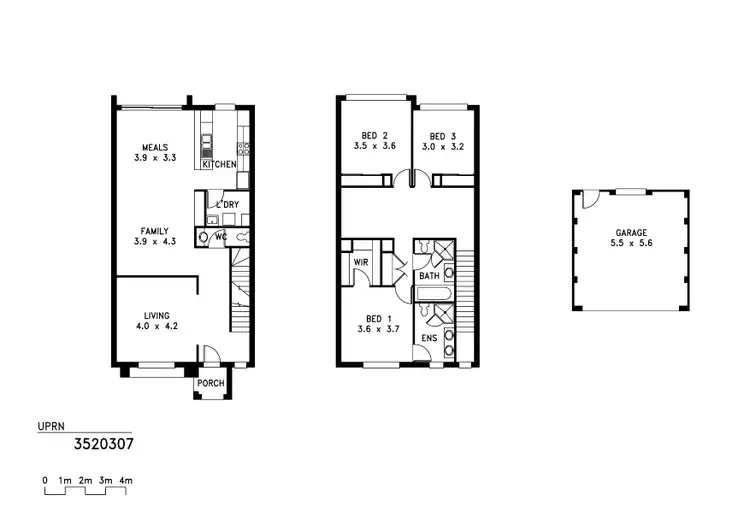 Floorplan of Homely townhouse listing, 0 Ethan Street, Kellyville Ridge NSW 2155
