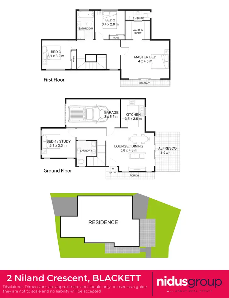 Floorplan of Homely house listing, 12 Niland Crescent, Blackett NSW 2770