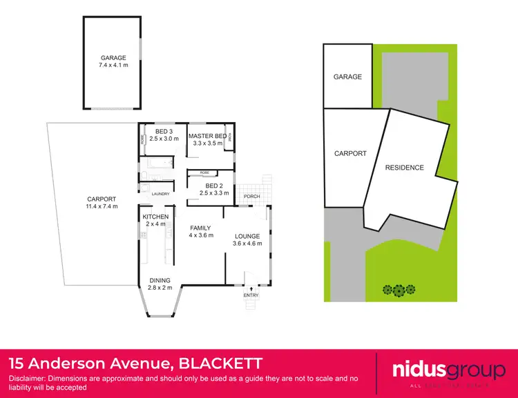 Floorplan of Homely house listing, 15 Anderson Ave, Blackett NSW 2770