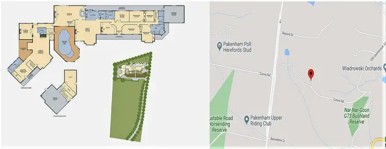 Floorplan of Homely rural property listing, 74 Carne Road, Pakenham Upper VIC 3810