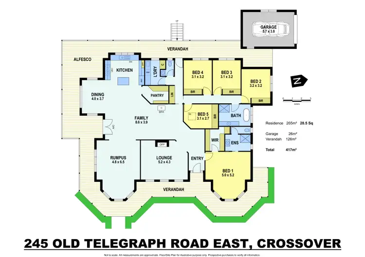 Floorplan of Homely rural property listing, 245 Old Telegraph Road East, Neerim South VIC 3831