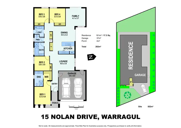 Floorplan of Homely house listing, 15 Nolan Drive, Warragul VIC 3820