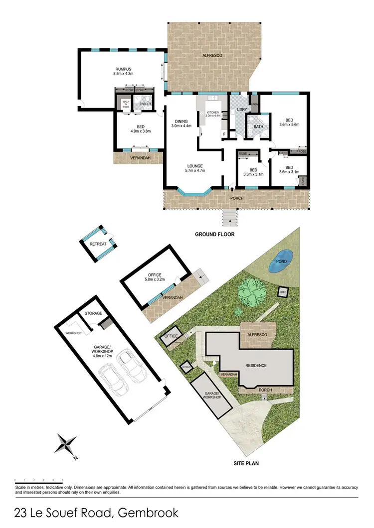 Floorplan of Homely house listing, 23 Le Souef Road, Gembrook VIC 3783