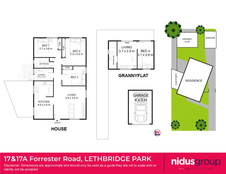 Floorplan of Homely house listing, 17 & 17A Forrester Road, Lethbridge Park NSW 2770
