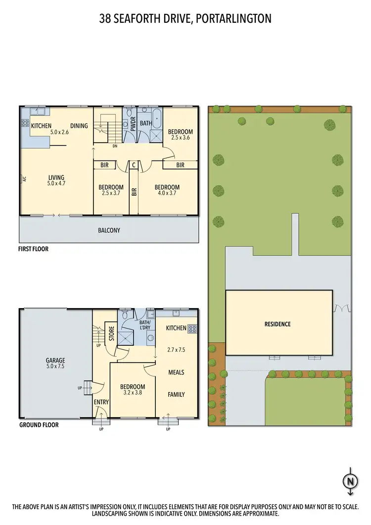 Floorplan of Homely house listing, 38 Seaforth Drive, Portarlington VIC 3223