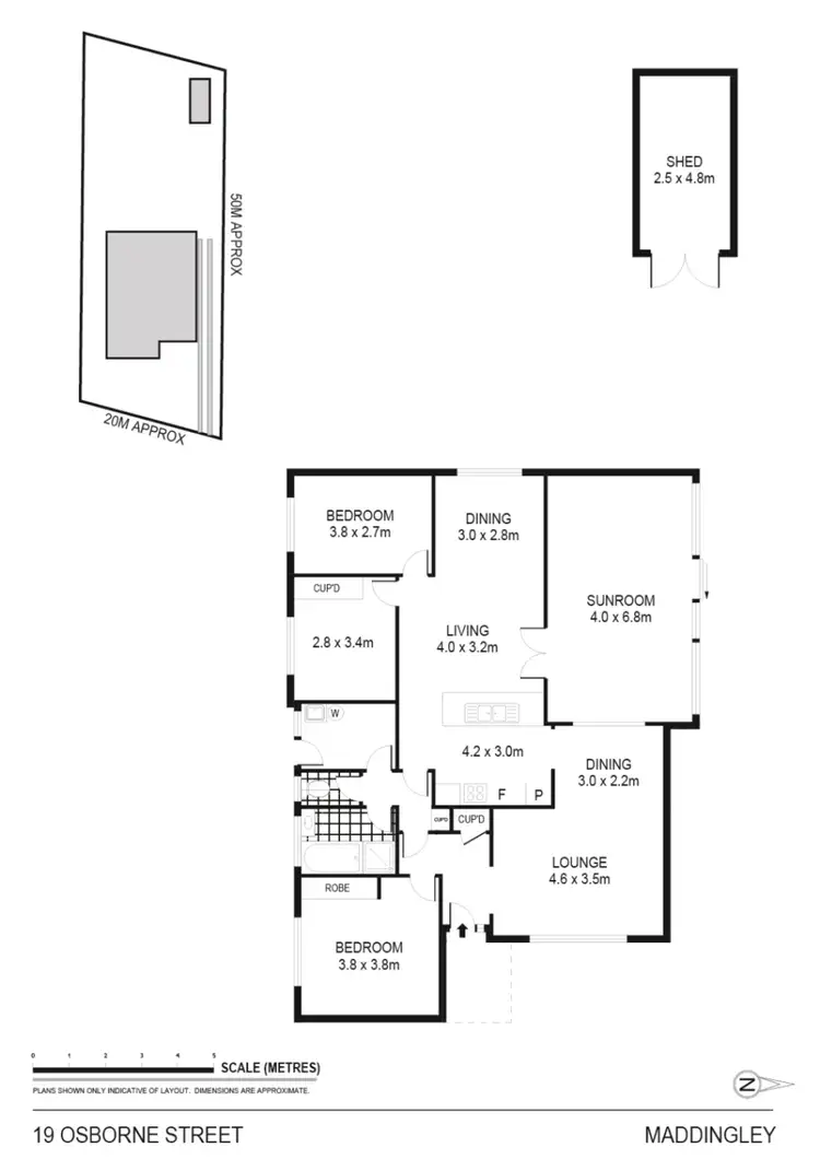 Floorplan of Homely house listing, 19 Osborne Street, Maddingley VIC 3340