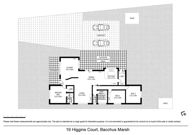 Floorplan of Homely house listing, 19 Higgins Court, Bacchus Marsh VIC 3340