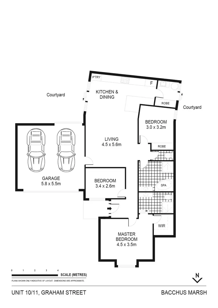 Floorplan of Homely unit listing, 10/11 Graham Street, Bacchus Marsh VIC 3340