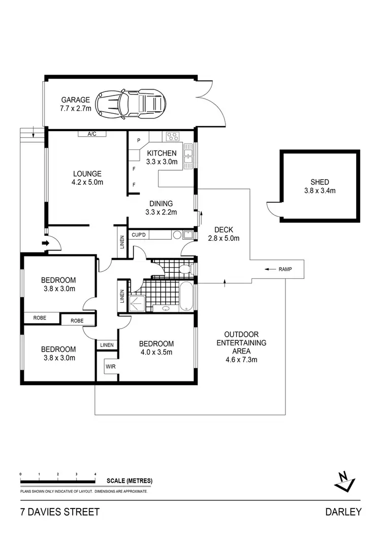 Floorplan of Homely house listing, 7 Davies Street, Darley VIC 3340