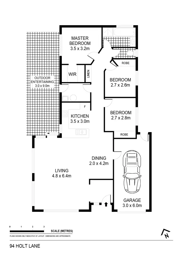 Floorplan of Homely house listing, 94 Holts Lane, Darley VIC 3340
