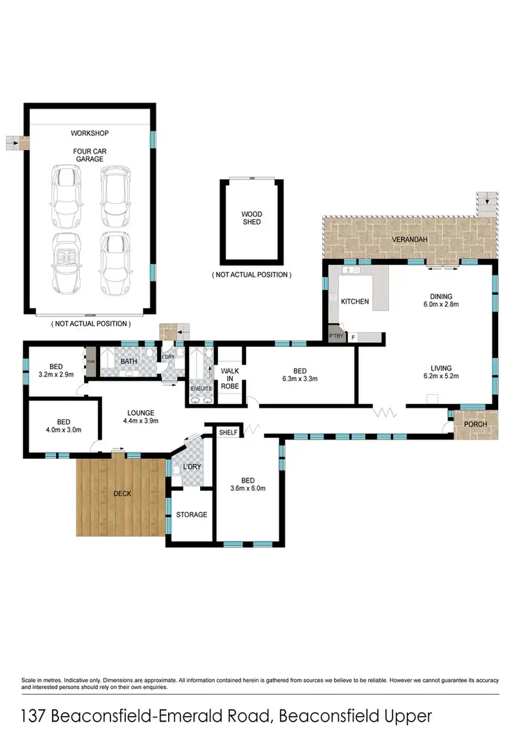 Floorplan of Homely house listing, 137 Beaconsfield-Emerald Road, Beaconsfield Upper VIC 3808