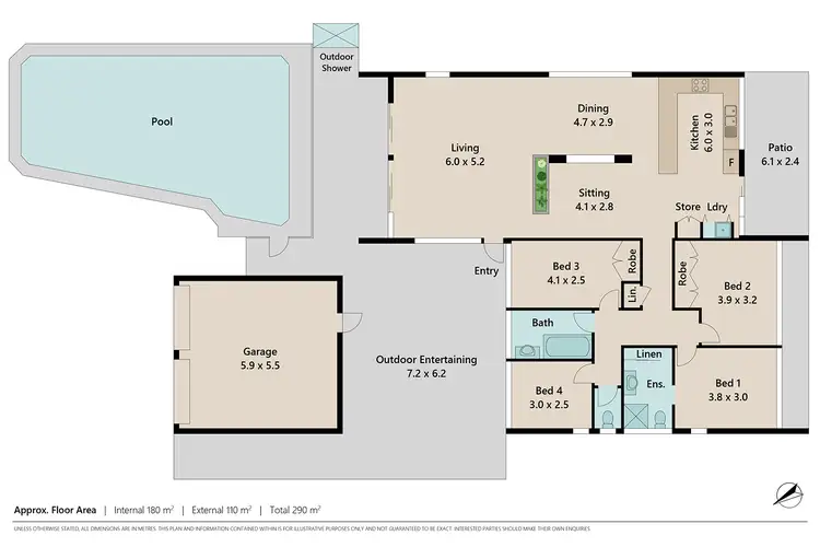 Floorplan of Homely house listing, 3 Winking Street, Chapel Hill QLD 4069
