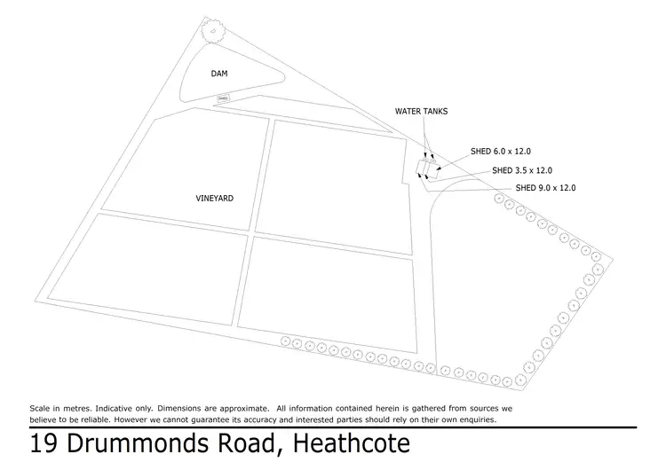 Floorplan of Homely rural property listing, 19 Drummonds Lane, Heathcote VIC 3523