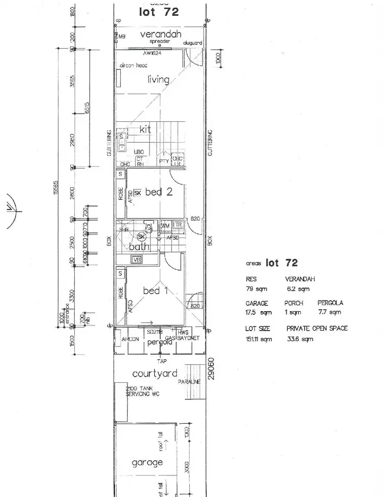 Floorplan of Homely townhouse listing, 5B Rundle Street, Wodonga VIC 3690
