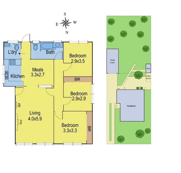 Floorplan of Homely house listing, 39 Wyoming Avenue, Corio VIC 3214
