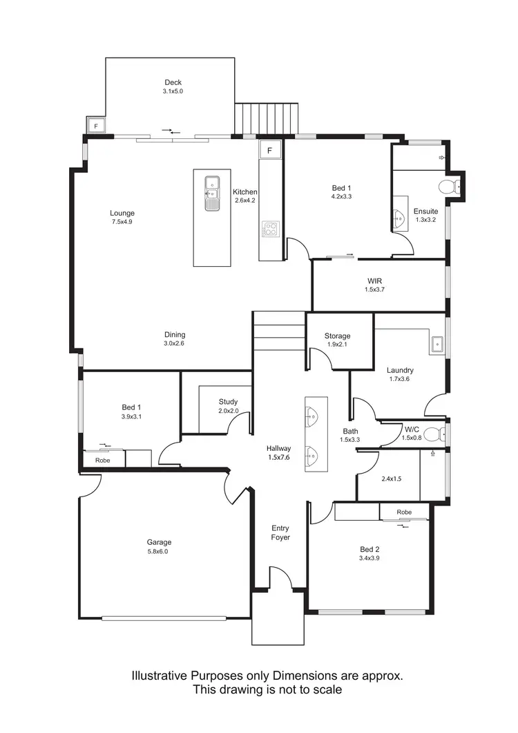 Floorplan of Homely house listing, 6 Claridge Close, Mount Sheridan QLD 4868