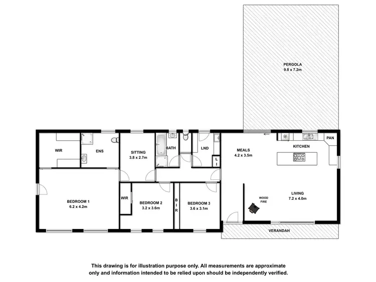 Floorplan of Homely house listing, 18 Billing Road, Worrolong SA 5291