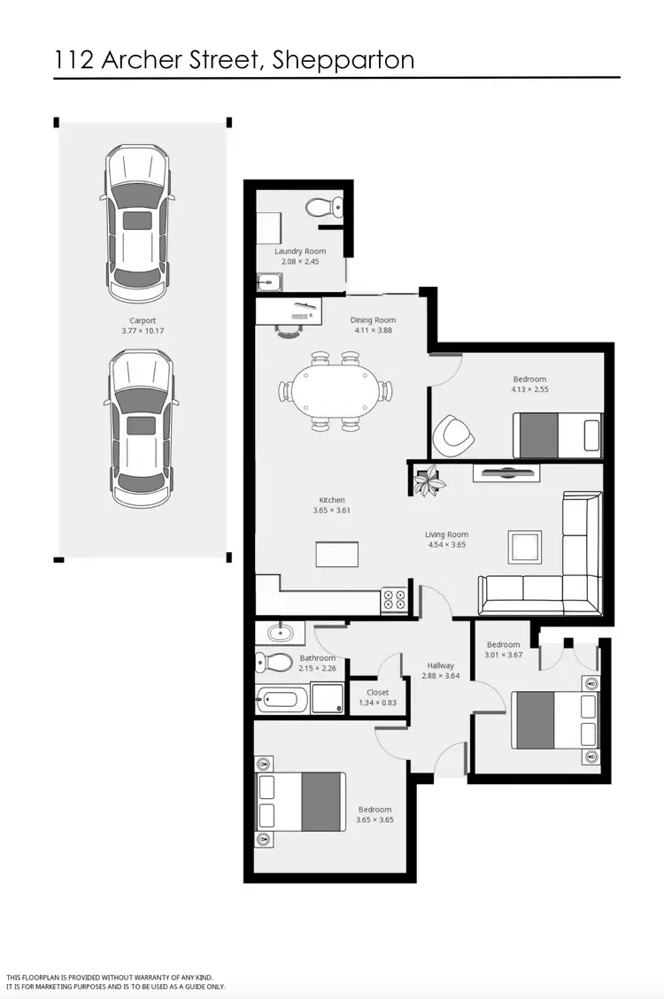Floorplan of Homely house listing, 112 Archer Street, Shepparton VIC 3630