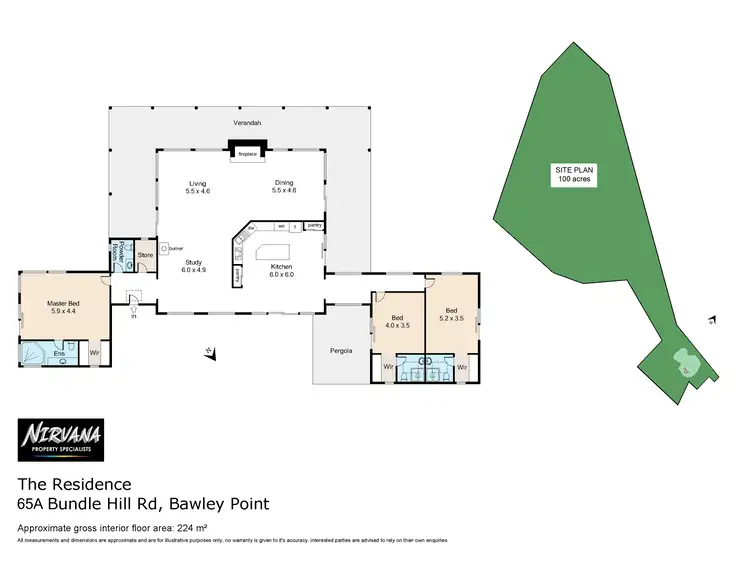 Floorplan of Homely rural property listing, 65a Bundle Hill Road, Bawley Point NSW 2539