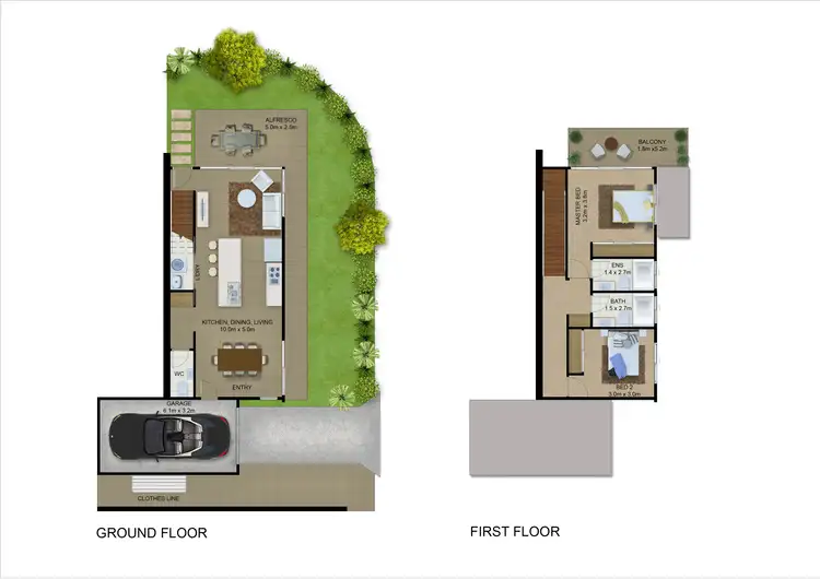 Floorplan of Homely townhouse listing, 86/140 Alma Road, Dakabin QLD 4503
