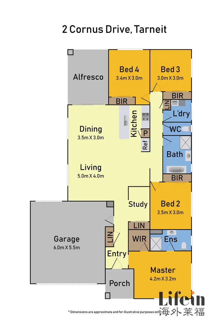 Floorplan of Homely house listing, 2 Cornus Drive, Tarneit VIC 3029