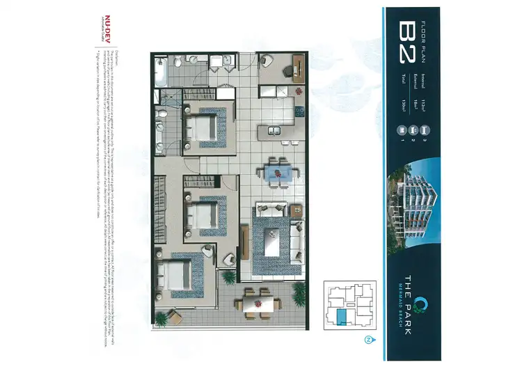 Floorplan of Homely unit listing, 302/9 MARKERI STREET, Mermaid Beach QLD 4218